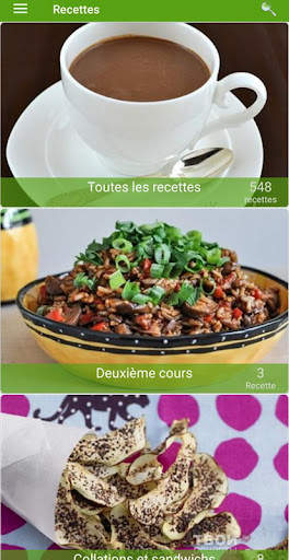 Recettes de chocolat screenshot 1