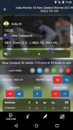 Cricket Expert live line screenshot 3