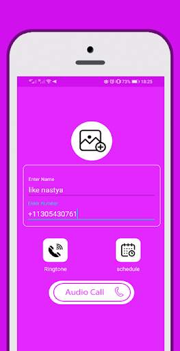 Nastya Video Call & chat simulator Fake screenshot 5
