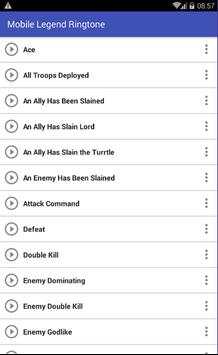 Mobile Legend Ringtone screenshot 1