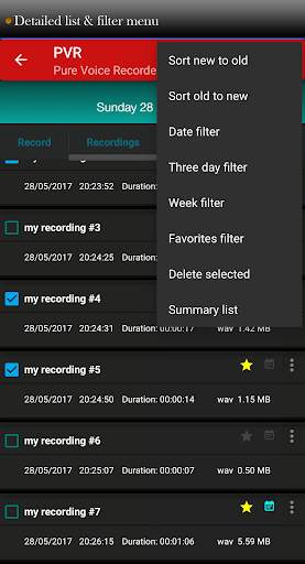Pure Voice Recorder Light скриншот 3