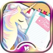 Unicorn Secret Diary with Lock 1.1