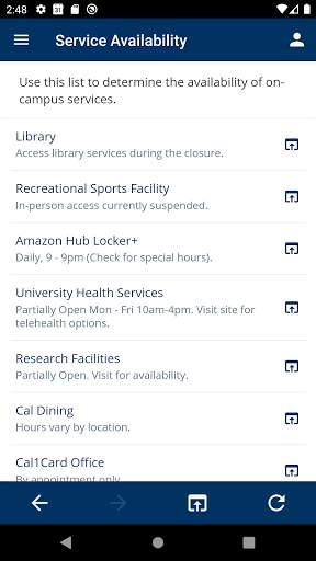 UC Berkeley Mobile screenshot 5