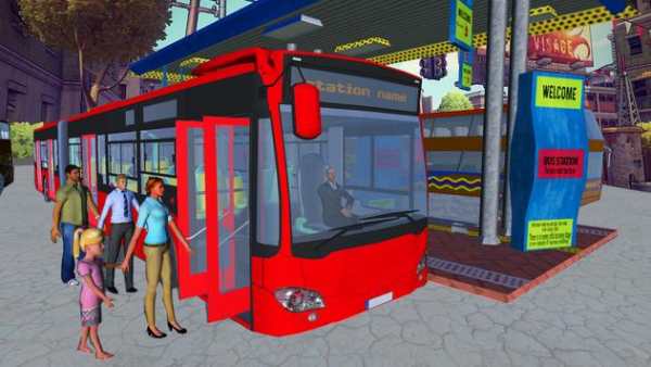 City Bus driving Simulator 3D 2018 screenshot 1
