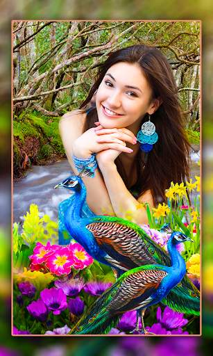 Peacock Photo Frames Garnish screenshot 6