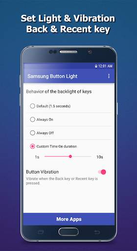 Galaxy Button Light & Vibration screenshot 1