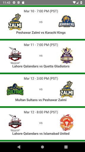 Live PTV Sports Cricket Matches screenshot 3