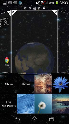 Planet Galaxy Live Wallpaper screenshot 6
