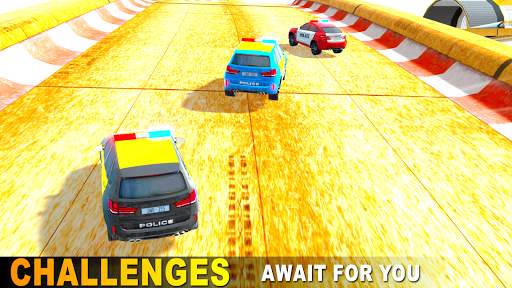 Mega Ramp Police Car Stunts 2020 screenshot 3