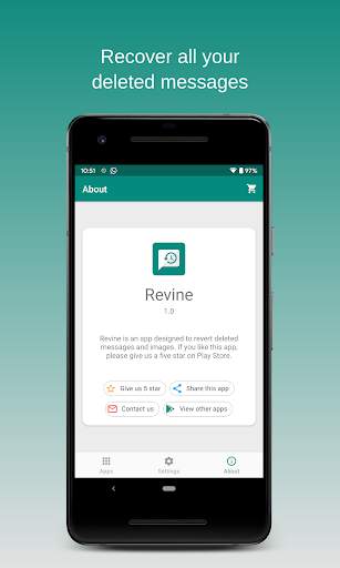 Revine | 🔔 Recover all deleted messages screenshot 2