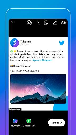 Tuigram - Share tweets on instagram screenshot 5