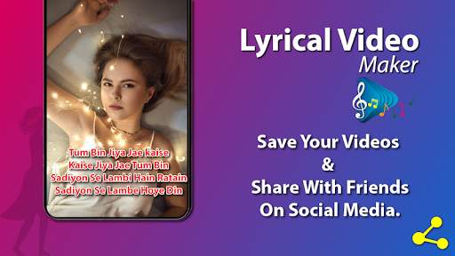 Lyrical Photo Video Maker with Music Video Status screenshot 4