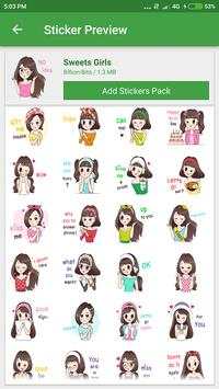 Girl Sticker For Whatsapp screenshot 3