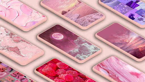 Pink Wallpaper for girls 💗 Teen wallpapers screenshot 1