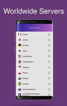 Oneclick VPN - Unlimited VPN Proxy & Wifi Security screenshot 2