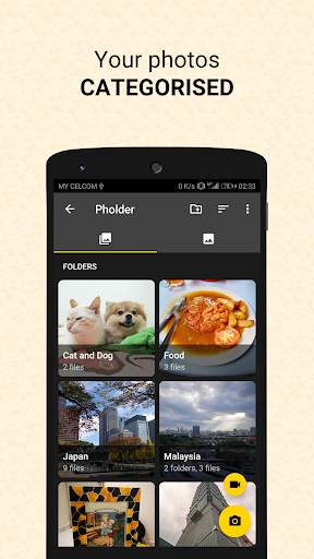 Pholder: Gallery & Camera screenshot 1