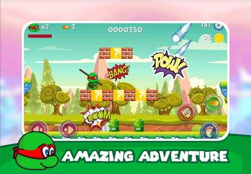 Turtle Super Ninja Run screenshot 5