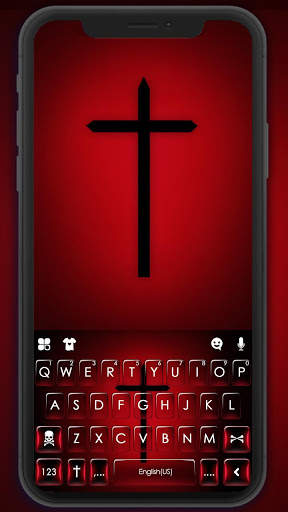 Dark Cross Tastatur-Thema screenshot 1