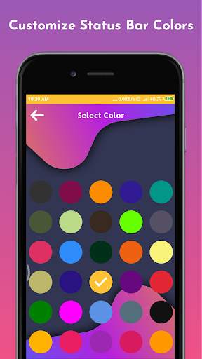 Customized Color Status Bar -  screenshot 1