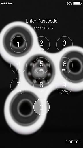 Fidget Spinner Lock Screen 2 تصوير الشاشة