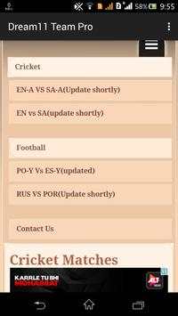 Dream11 Pro Team screenshot 1