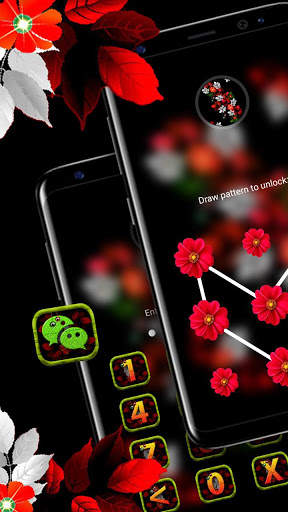 Floral Leaf Launcher Theme screenshot 5