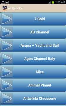 All Italy TV Channel स्क्रीनशॉट 3