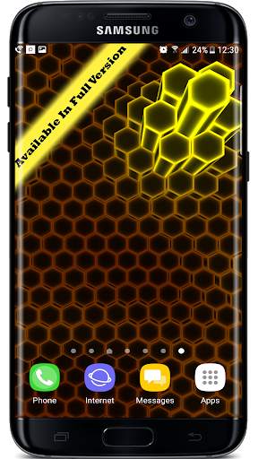Neon Cells Particles 3D Live Wallpaper screenshot 5