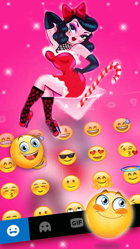 Candy Booty Sexy Girl Keyboard Theme screenshot 3