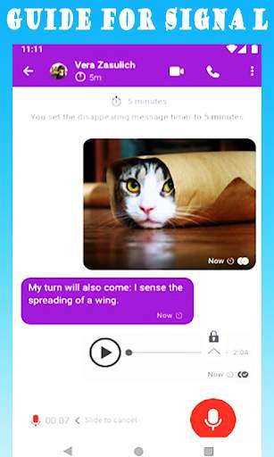 Signal Private Messenger Tips 2021 screenshot 3