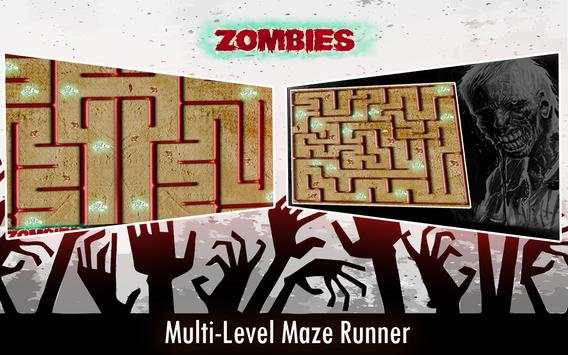 zombie labirin pelari escape screenshot 5