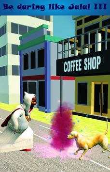Angry Jalal Running Prank Game 3D screenshot 1