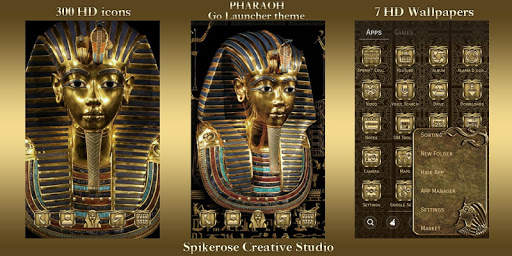 Pharaoh Go Launcher theme screenshot 1