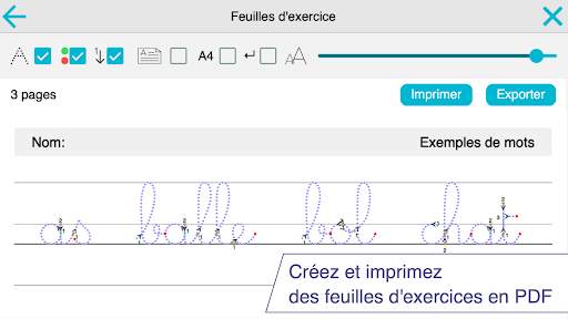 J'écris les lettres en cursive screenshot 7