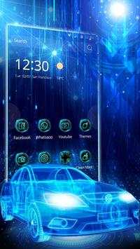 3D Neon Sports Car Launcher screenshot 7