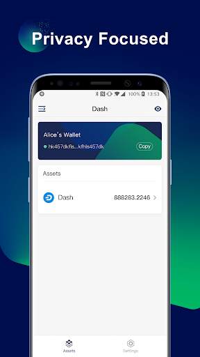 Dash Wallet - WooKey скриншот 1