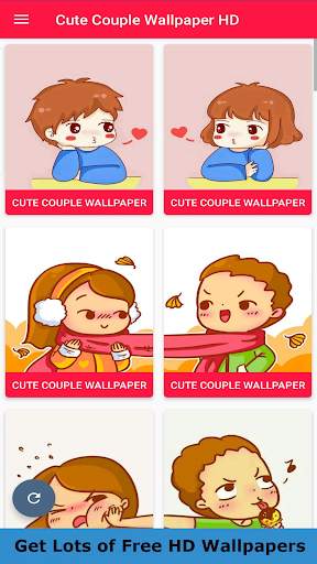 Cute Couple Wallpaper HD screenshot 1