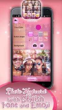 Photo Keyboard with Stylish Font and Emoji screenshot 1