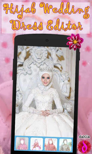 Hijab Wedding Dress Editor screenshot 3
