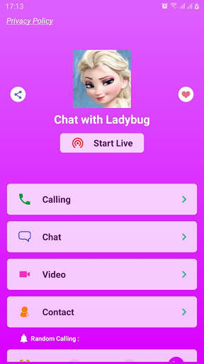 fake chat with Elssa : call & video - prank screenshot 1