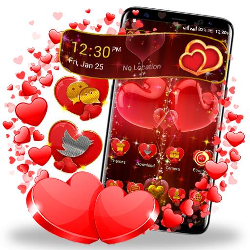 Valentine Heart Launcher Theme 1.2