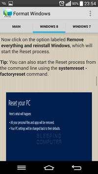 Format Windows 7 and 8 screenshot 1