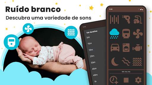 Ruído branco para sono do bebê screenshot 1