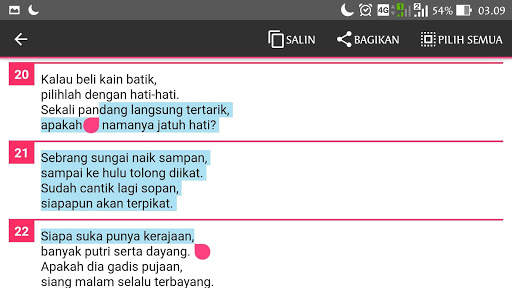 Pantun Cinta Remaja Romantis screenshot 13