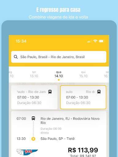 CheckMyBus: Busca e compara passagens de ônibus screenshot 9