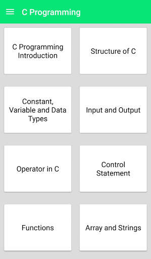 C Programming screenshot 1