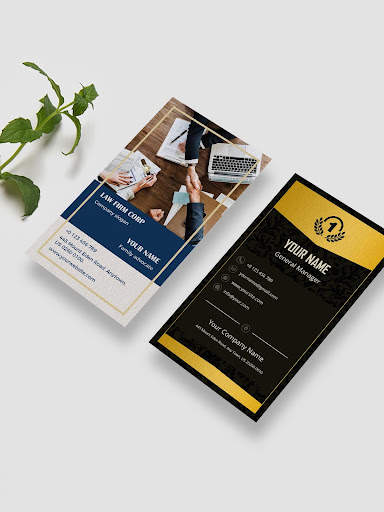 Visiting Card Maker With Photo screenshot 1