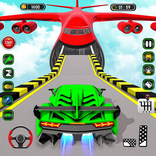 GT Car Stunt Ramp Car Games 4.3