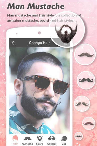Men Hair Style Set My Face screenshot 1