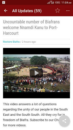 Biafra News Radio and TV App screenshot 5